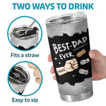 Happy Pawther’s Day - Dog & Cat Personalized Custom Tumbler - Father's Day, Gift For Pet Owners, Pet Lovers