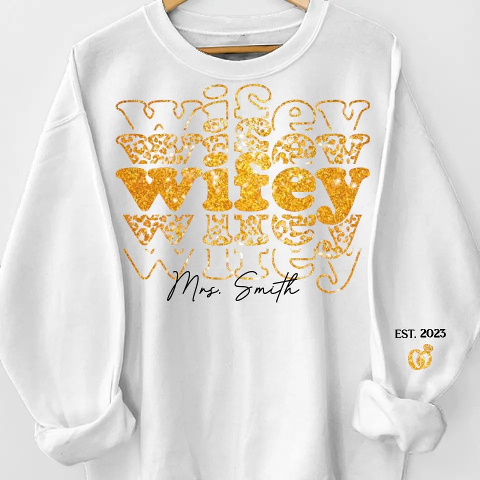 Tu es mon rayon de soleil - Sweat-shirt unisexe personnalisé avec motif sur la manche - Cadeau pour mari et femme, anniversaire