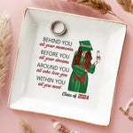 Before You All Your Dreams - Family Personalized Custom Jewelry Dish - Graduation Gift For Daughter, Sister, Granddaughter