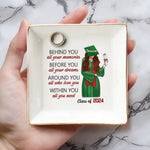 Before You All Your Dreams - Family Personalized Custom Jewelry Dish - Graduation Gift For Daughter, Sister, Granddaughter