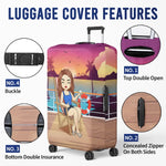 Life Is Better on a Cruise Travel Gifts for Cruise Lovers - Luggage Cover