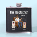 The Dog Is The God Of Frolic - Dog Personalized Custom Hip Flask - Father's Day, Gift For Dad, Dog Lovers