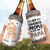 My Favorite People Call Me Papa - Personalized Custom 4 In 1 Can Cooler Tumbler - Father's Day, Birthday Gift For Dad, Grandpa