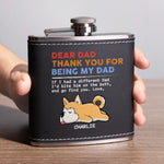This Home Is Filled With Love And Dog Hair - Dog Personalized Custom Hip Flask - Father's Day, Gift For Dad, Dog Lovers