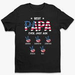 You Are Always Awesome To Us - Family Personalized Custom Unisex T-shirt, Hoodie, Sweatshirt - Father's Day, Gift For Dad, Grandpa, Papa