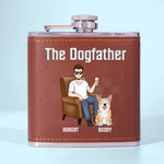 The Dog Is The God Of Frolic - Dog Personalized Custom Hip Flask - Father's Day, Gift For Dad, Dog Lovers