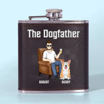 The Dog Is The God Of Frolic - Dog Personalized Custom Hip Flask - Father's Day, Gift For Dad, Dog Lovers