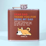 This Home Is Filled With Love And Dog Hair - Dog Personalized Custom Hip Flask - Father's Day, Gift For Dad, Dog Lovers
