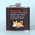 This Home Is Filled With Love And Dog Hair - Dog Personalized Custom Hip Flask - Father's Day, Gift For Dad, Dog Lovers