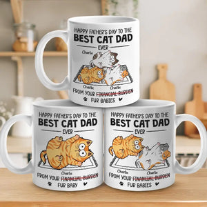 One Cat Just Leads To Another - Cat Personalized Custom Mug - Father's Day, Gift For Pet Owners, Pet Lovers
