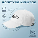 Custom Name Family Line Art Gifts - Personalized Embroidered Cap