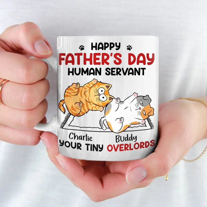 All You Need Is Love And A Cat - Cat Personalized Custom Mug - Father's Day, Gift For Pet Owners, Pet Lovers