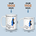 A New Journey Is Waiting For You - Family Personalized Custom Mug - Graduation Gift For Daughter, Sisters