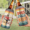 Dogs Solve Most Of My Problems - Dog Personalized Custom 4 In 1 Can Cooler Tumbler - Father's Day, Gift For Pet Owners, Pet Lovers