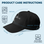 Custom Family Hand Holding Name Gifts - Personalized Embroidered Cap