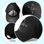 Custom Family Hand Holding Name Gifts - Personalized Embroidered Cap