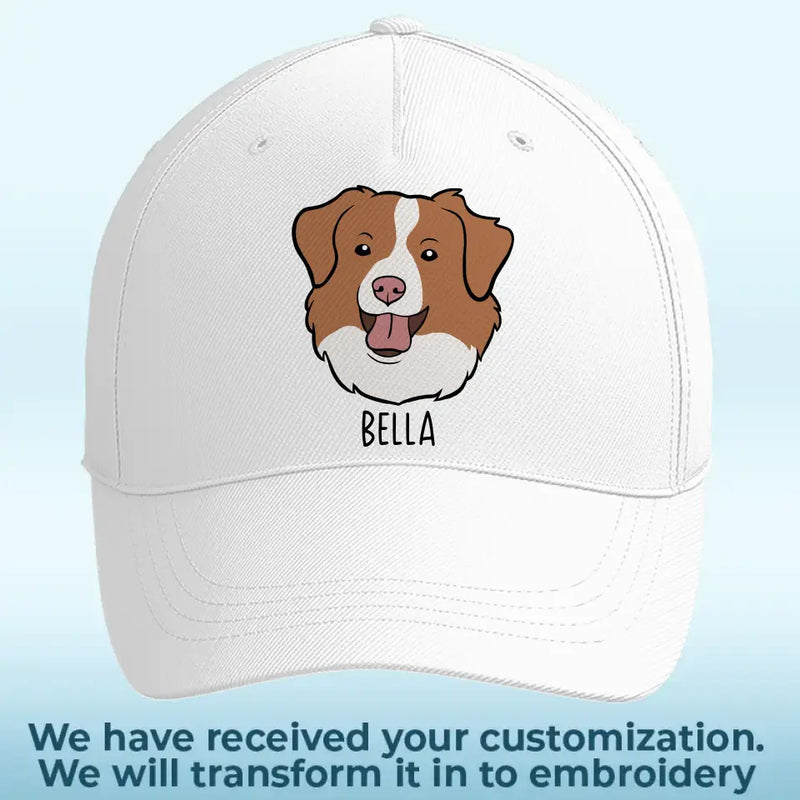 Custom Photo Life Would Be Ruff Without You - Dog & Cat Personalized Custom Full Embroidered Cap - Gift For Pet Owners, Pet Lovers