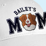 Custom Photo An Animal’s Eyes Have The Power - Dog & Cat Personalized Custom Full Embroidered Cap - Gift For Mom, Dog Lovers