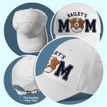 Custom Photo An Animal’s Eyes Have The Power - Dog & Cat Personalized Custom Full Embroidered Cap - Gift For Mom, Dog Lovers