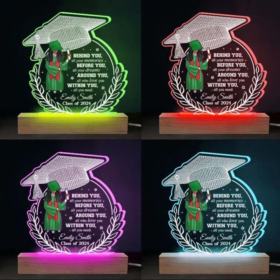 If You Dream It, You Can Do It - Family Personalized Custom Shaped 3D LED Light - Graduation Gift For Family Members, Siblings, Brothers, Sisters