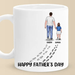 Happy Father's Day - Family Personalized Custom Mug - Father's Day, Gift For Dad