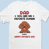 Thanks To Him, I Could See A Future - Dog & Cat Personalized Custom Unisex T-shirt, Hoodie, Sweatshirt - Father's Day, Gift For Pet Owners, Pet Lovers