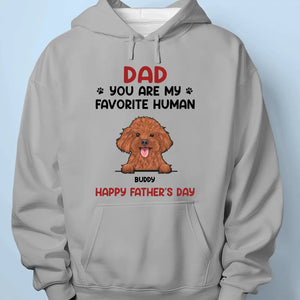 Thanks To Him, I Could See A Future - Dog & Cat Personalized Custom Unisex T-shirt, Hoodie, Sweatshirt - Father's Day, Gift For Pet Owners, Pet Lovers