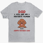 Thanks To Him, I Could See A Future - Dog & Cat Personalized Custom Unisex T-shirt, Hoodie, Sweatshirt - Father's Day, Gift For Dad, Dog Lovers