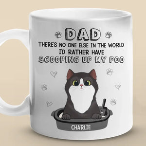 You Hold A Unique Place In My Heart - Cat Personalized Custom Mug - Father's Day, Gift For Pet Owners, Pet Lovers