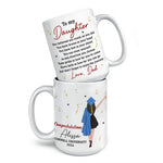 You Believe You Could, So You Did - Family Personalized Custom Mug - Graduation Gift For Daughter
