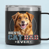 Be The Person Your Pets Think You Are - Dog & Cat Personalized Custom 14oz Stainless Steel Tumbler With Handle - New Arrival, Father's Day, Gift For Pet Owners, Pet Lovers [AMZ]