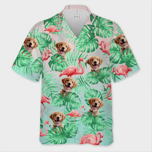 Custom Photo Summer Time Is Finally Here - Dog & Cat Personalized Custom Unisex Tropical Hawaiian Aloha Shirt - Summer Vacation Gift, Gift For Pet Owners, Pet Lovers