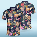 Custom Photo Dad, You’ve Always Been The Coolest - Family Personalized Custom All Over Print Polo Shirt - Father's Day, Gift For Family