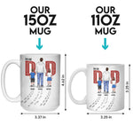 We Have A Long Way To Go - Family Personalized Custom Mug - Father's Day, Gift For Dad