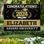 Today Is Your Day - Family Personalized Custom Yard Sign - Graduation Gift For Family