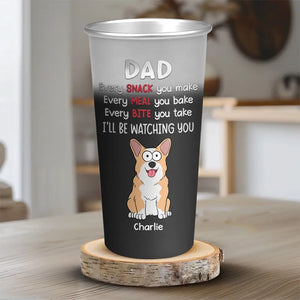 You Know That I Love Snacks - Dog Personalized Custom Aluminum Changing Color Cup - Gift For Pet Owners, Pet Lovers