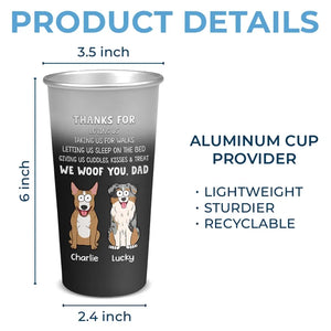 I Want Your Kisses Everyday - Dog Personalized Custom Aluminum Changing Color Cup - Gift For Pet Owners, Pet Lovers