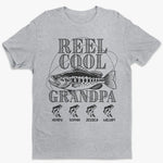 Reel Cool Grandpa Fishing - Family Personalized Custom Unisex T-shirt, Hoodie, Sweatshirt -Father's Day, Gift For Grandpa