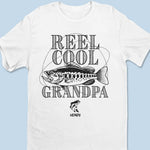 Reel Cool Grandpa Fishing - Family Personalized Custom Unisex T-shirt, Hoodie, Sweatshirt -Father's Day, Gift For Grandpa