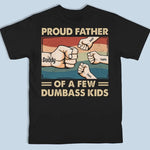 The Best Fathers Have The Softest, Sweetest Hearts -  Family Personalized Custom Back Printed Unisex T-shirt, Hoodie, Sweatshirt - Father's Day, Gift For Dad, Husband, Grandpa