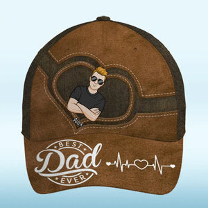 Best Papa Ever - Family Personalized Custom Hat, All Over Print Classic Cap - Father's Day, Gift For Dad, Grandpa