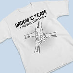 The Best Team Ever - Family Personalized Custom Unisex T-shirt, Hoodie, Sweatshirt - Father's Day, Gift For Dad, Grandpa