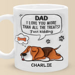 Life Is Better With A Dog By Your Side - Dog Personalized Custom 3D Inflated Effect Printed Mug - Gift For Dad, Dog Lovers