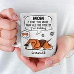Life Is Better With A Dog By Your Side - Dog Personalized Custom 3D Inflated Effect Printed Mug - Gift For Dad, Dog Lovers
