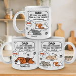 Life Is Better With A Dog By Your Side - Dog Personalized Custom 3D Inflated Effect Printed Mug - Gift For Dad, Dog Lovers