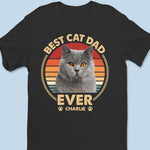 Custom Name Best Cat Dad Gifts for Cat Lovers - Personalized Apparel