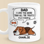 Life Is Better With A Dog By Your Side - Dog Personalized Custom 3D Inflated Effect Printed Mug - Gift For Dad, Dog Lovers