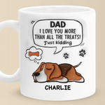Life Is Better With A Dog By Your Side - Dog Personalized Custom 3D Inflated Effect Printed Mug - Gift For Dad, Dog Lovers