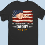 A Son Is The Clearest Reflection Of His Father -  Family Personalized Custom Unisex T-shirt, Hoodie, Sweatshirt - 4th of July, Father's Day, Gift For Dad