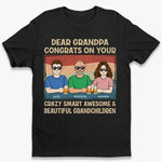 We're So Lucky To Have You In Our Life - Family Personalized Custom Unisex T-shirt, Hoodie, Sweatshirt - Father's Day, Gift For Grandpa